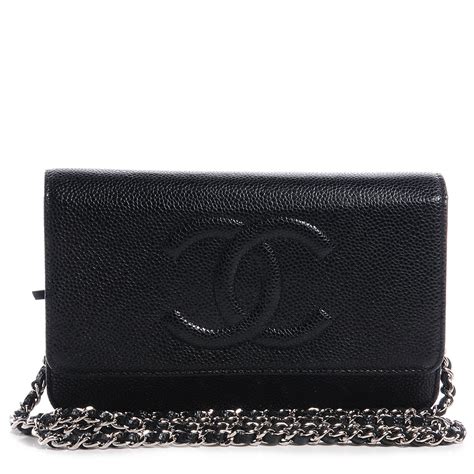 chanel caviar preta|Long Wallets .